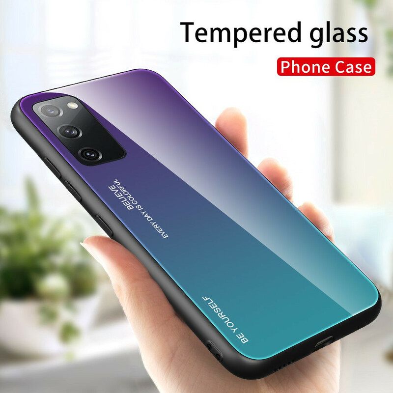 Kuori Samsung Galaxy S20 FE Tempered Glass Ole Oma Itsesi