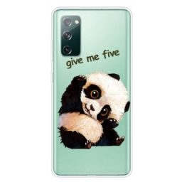 Kuori Samsung Galaxy S20 FE Transparent Panda Anna Minulle Viisi