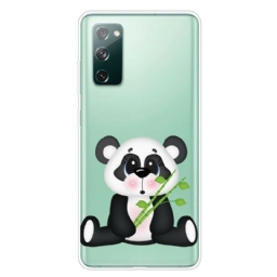 Kuori Samsung Galaxy S20 FE Transparent Sad Panda