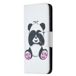 Nahkakotelo Samsung Galaxy S20 FE Panda Hauskaa