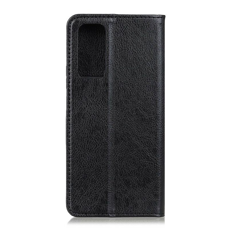 Puhelinkuoret Samsung Galaxy S20 FE Kotelot Flip Elegance Split Litchi Leather