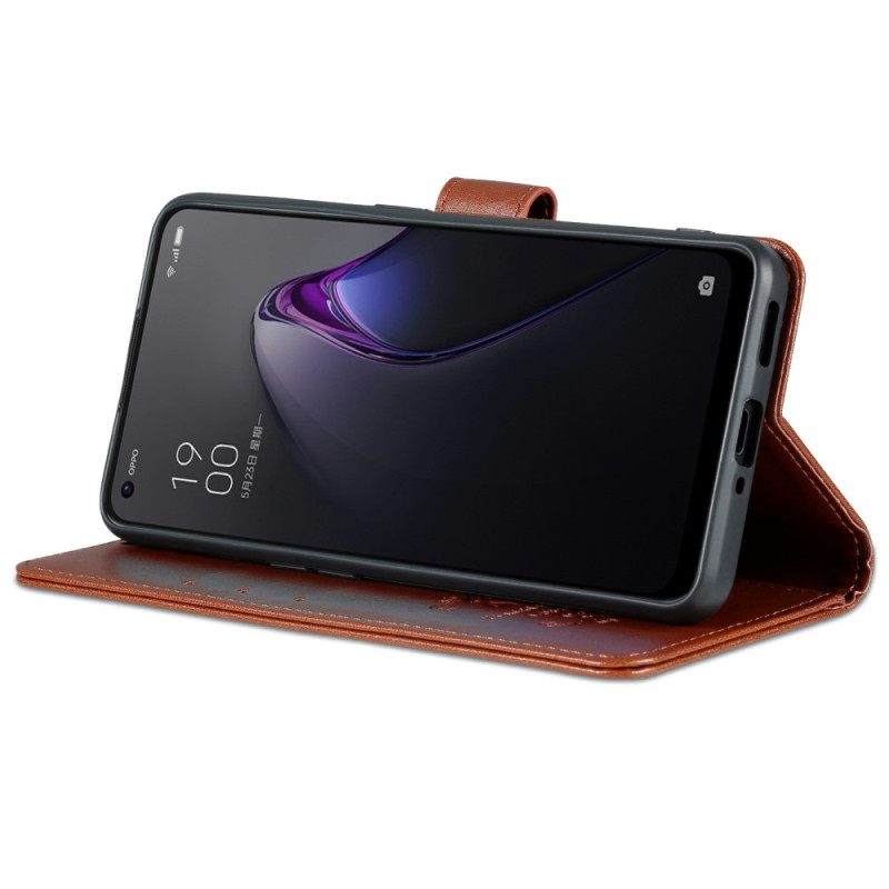 Kotelot Oppo Reno 8 Pro Faux Leather Azns