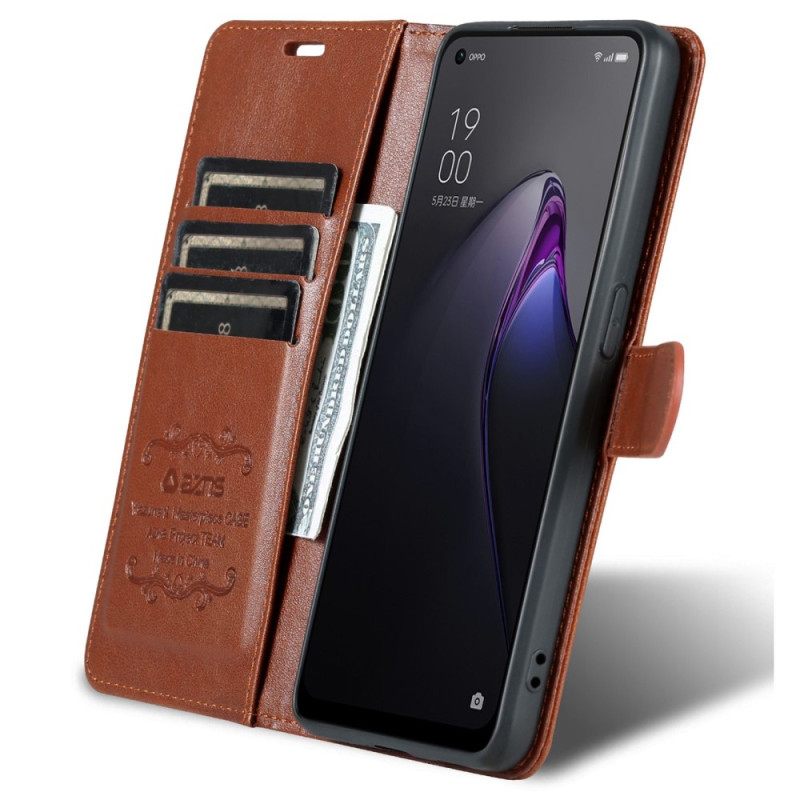 Kotelot Oppo Reno 8 Pro Faux Leather Azns