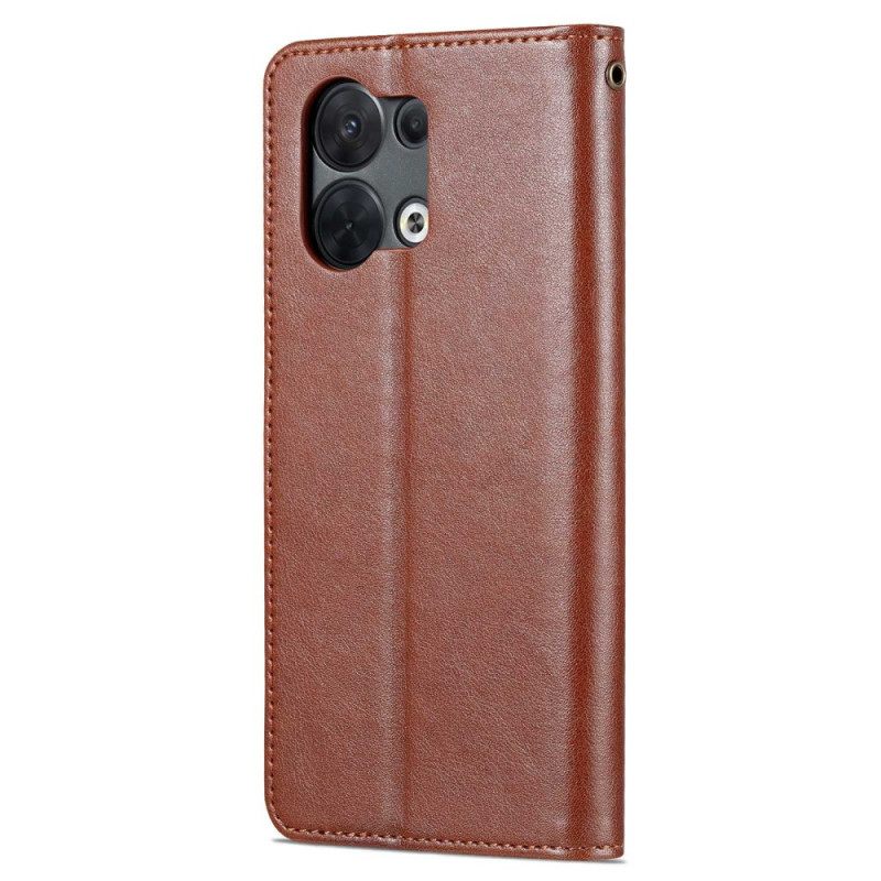 Kotelot Oppo Reno 8 Pro Faux Leather Azns