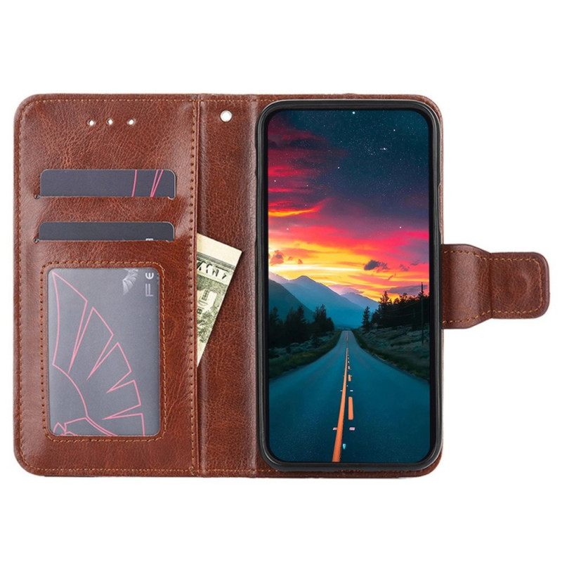 Kotelot Oppo Reno 8 Pro Faux Leather Retro