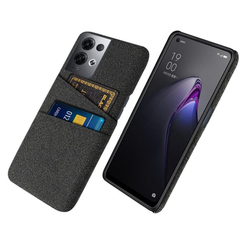 Kuori Oppo Reno 8 Pro Kangaskorttikotelo