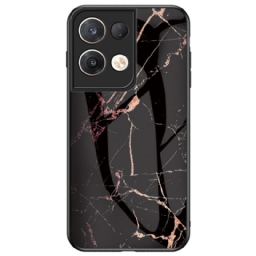 Kuori Oppo Reno 8 Pro Marble Tempered Glass