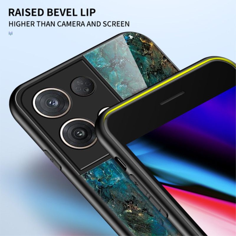 Kuori Oppo Reno 8 Pro Marble Tempered Glass