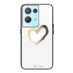 Kuori Oppo Reno 8 Pro Tempered Glass Heart