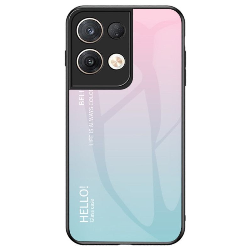 Kuori Oppo Reno 8 Pro Tempered Glass Hei