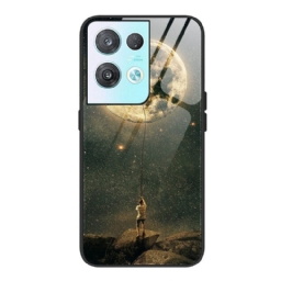 Kuori Oppo Reno 8 Pro Tempered Glass The Man In The Moon