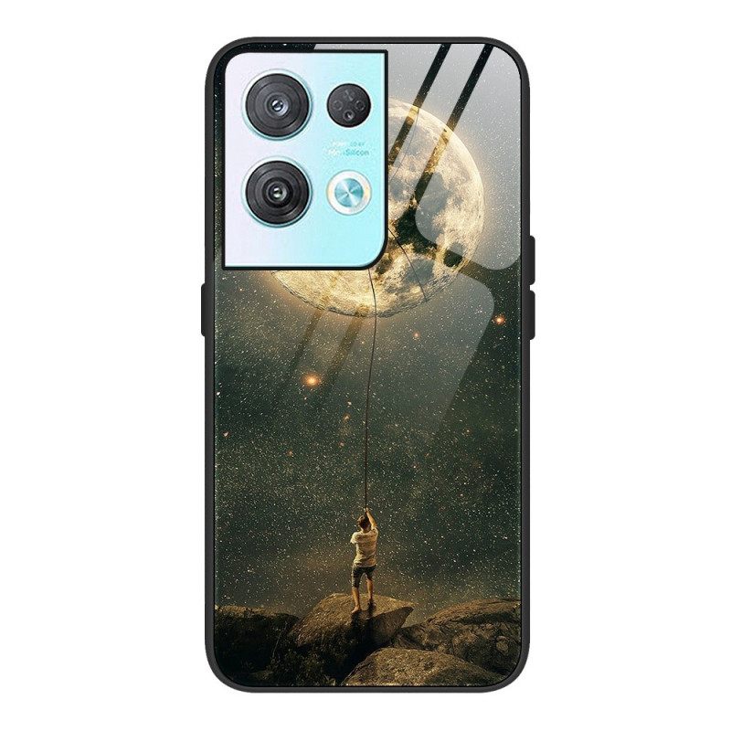 Kuori Oppo Reno 8 Pro Tempered Glass The Man In The Moon