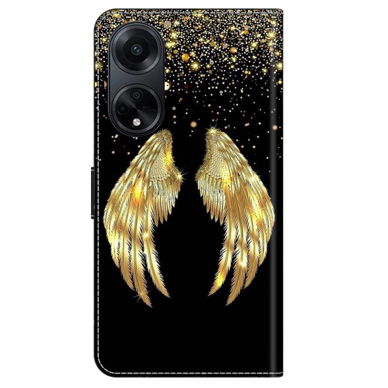 Kotelot Oppo A98 5g Golden Wings