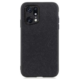 Case Oppo Find X5 Pro Aito Kuvioitu Nahka