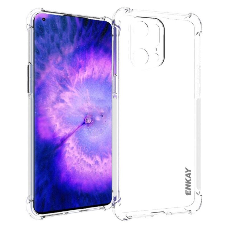 Kuori Oppo Find X5 Pro Transparent Enkay