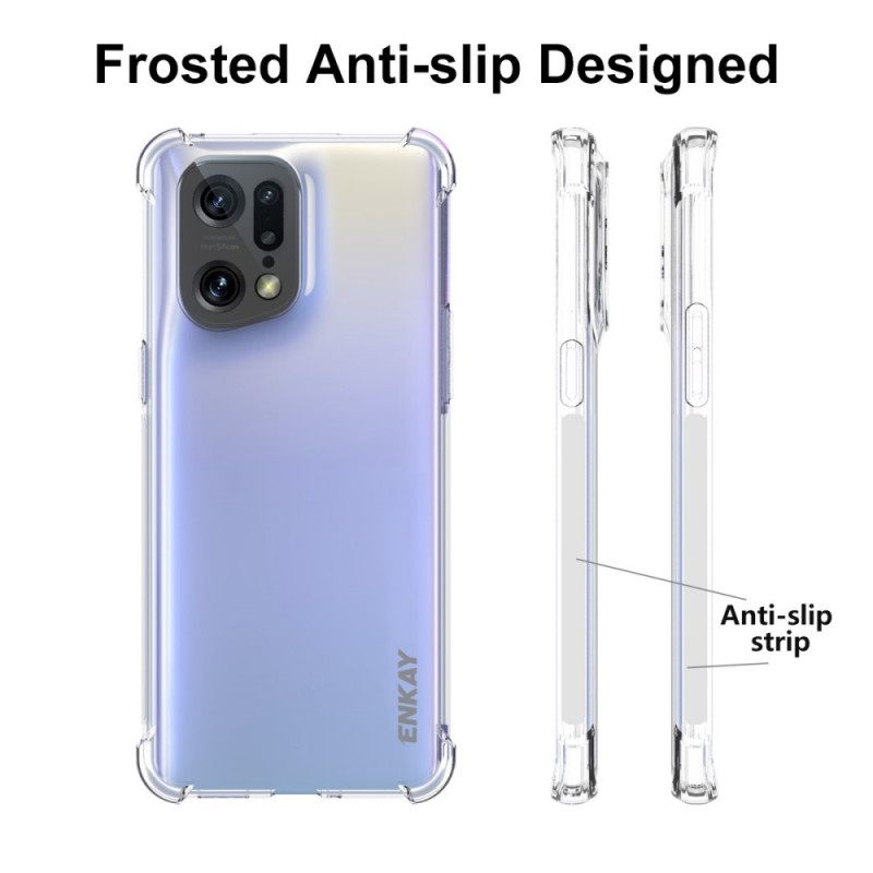 Kuori Oppo Find X5 Pro Transparent Enkay