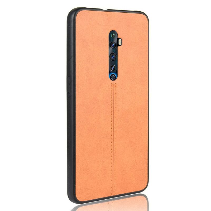 Kuori Oppo Reno 2Z Tyylinen Nahkaompelu