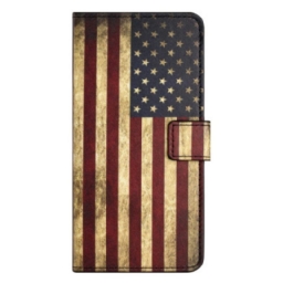 Kotelot iPhone 15 Vintage Usa:n Lippu