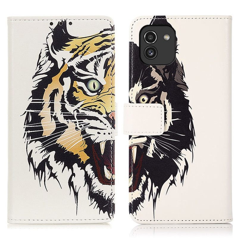 Kotelot Samsung Galaxy A03 Fierce Tiger