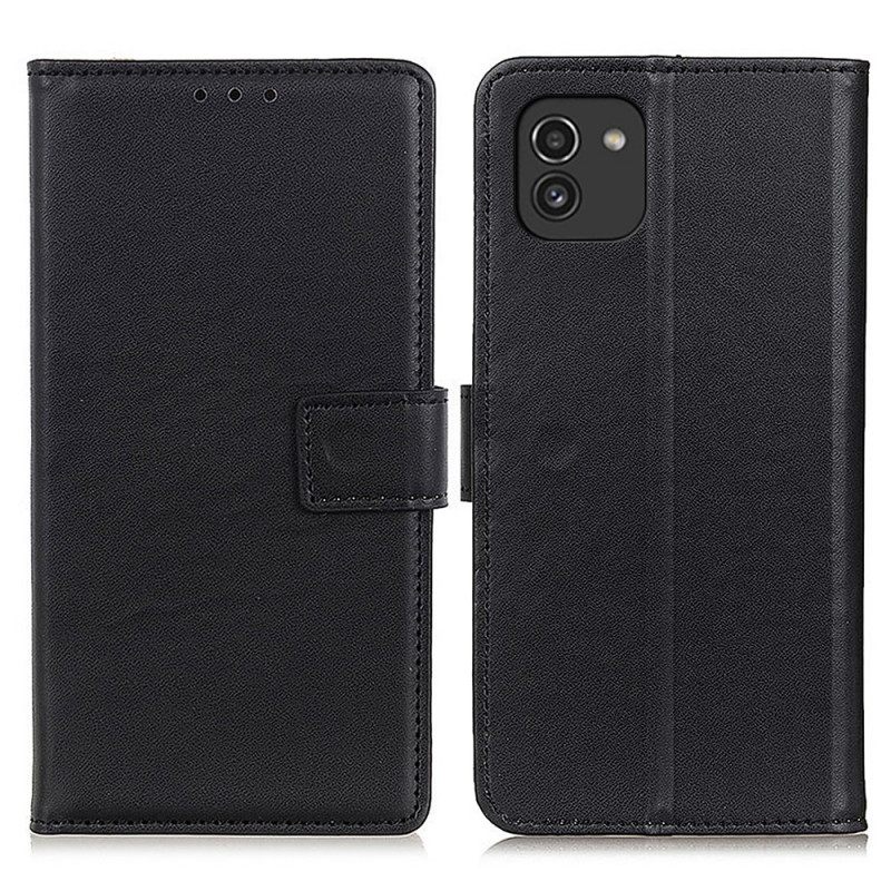 Kotelot Samsung Galaxy A03 Simple Faux Leather