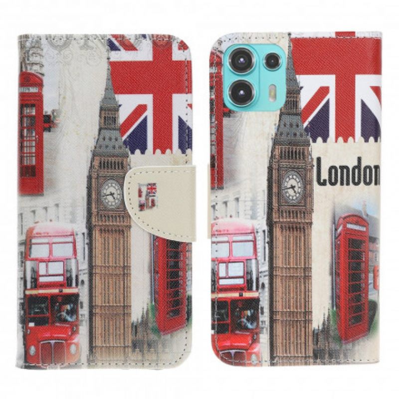 Flip Case Motorola Edge 20 Lite London Life