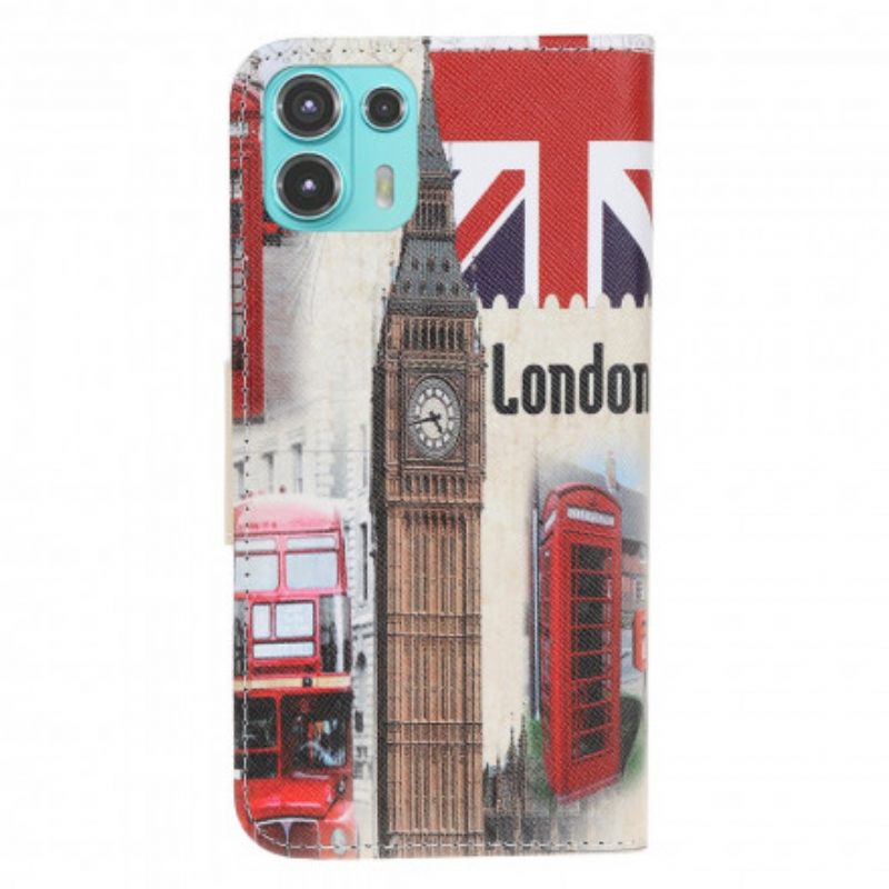 Flip Case Motorola Edge 20 Lite London Life