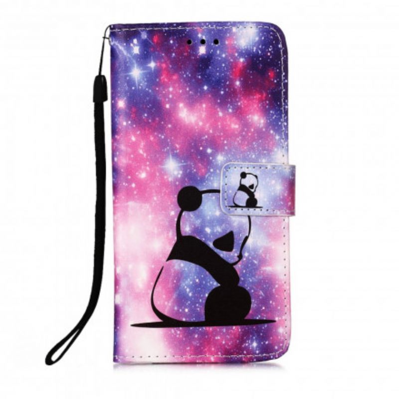 Flip Case Motorola Edge 20 Lite Panda Galaxy