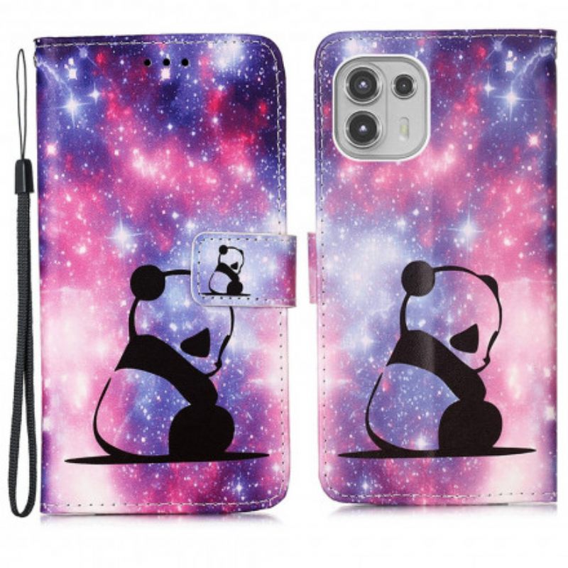 Flip Case Motorola Edge 20 Lite Panda Galaxy