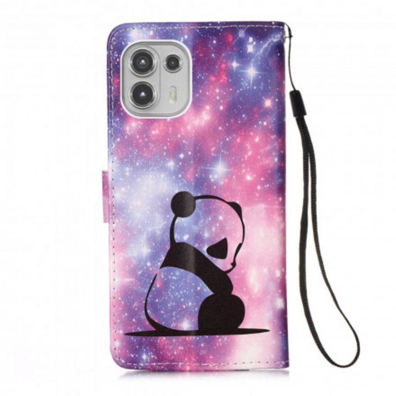 Flip Case Motorola Edge 20 Lite Panda Galaxy