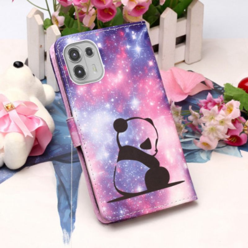 Flip Case Motorola Edge 20 Lite Panda Galaxy