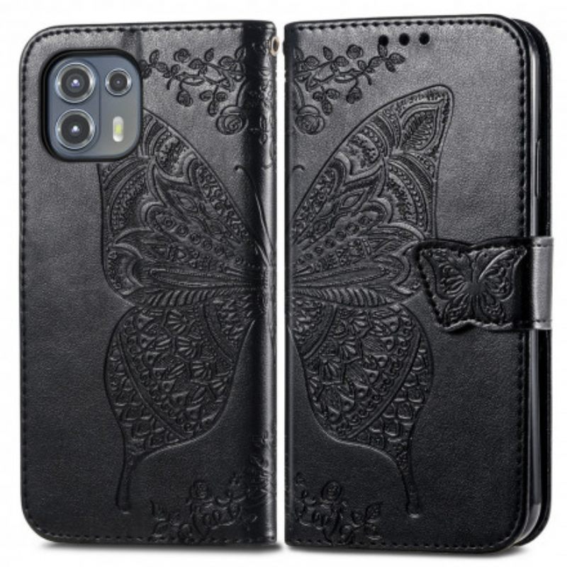 Kotelot Motorola Edge 20 Lite Half Butterflies