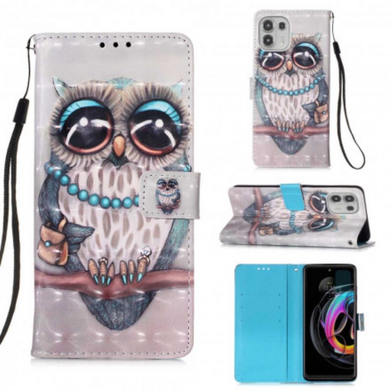 Kotelot Motorola Edge 20 Lite Neiti Owl