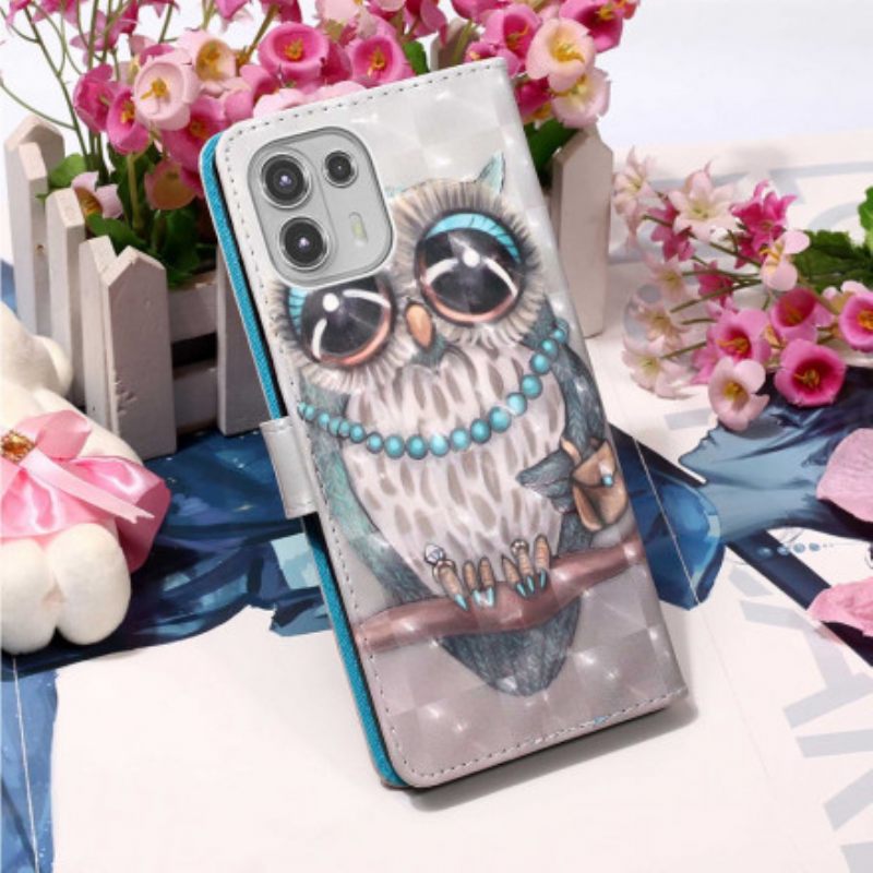 Kotelot Motorola Edge 20 Lite Neiti Owl