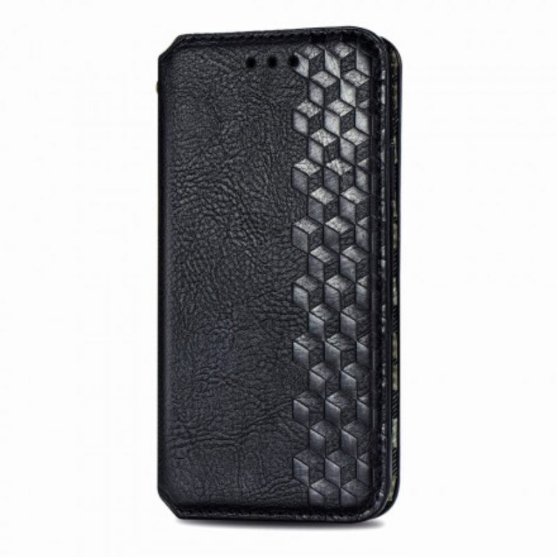 Puhelinkuoret Motorola Edge 20 Lite Kotelot Flip Faux Leather Diamond Texture