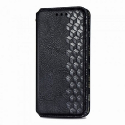 Puhelinkuoret Motorola Edge 20 Lite Kotelot Flip Faux Leather Diamond Texture