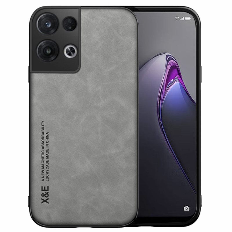 Case Oppo Reno 8 Nahkaefekti X&e