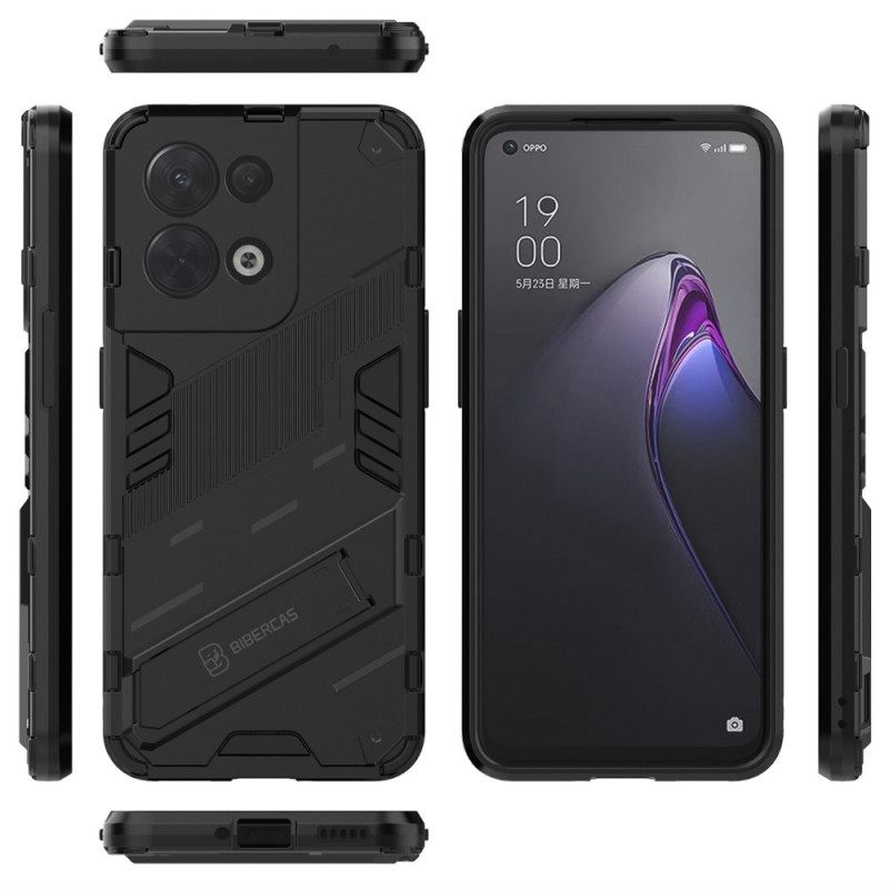 Kuori Oppo Reno 8 Irrotettava Kaksiasentoinen Handsfree-jalusta