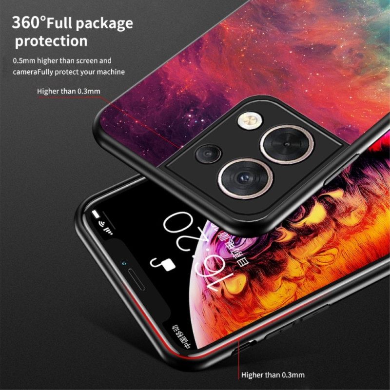 Kuori Oppo Reno 8 Karkaistu Lasikuvio