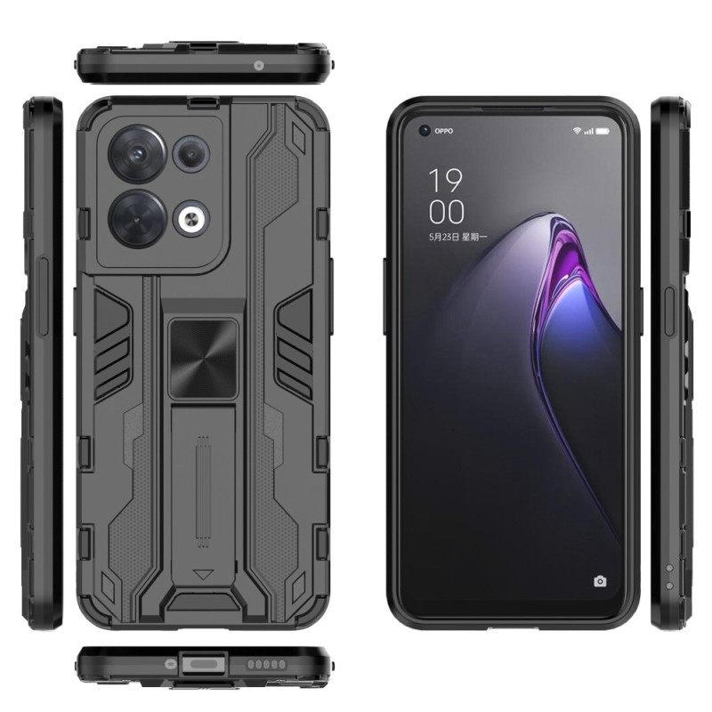 Kuori Oppo Reno 8 Pysty- Ja Vaakasuora Irrotettava Teline