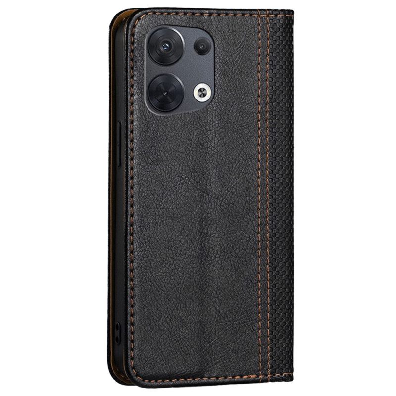 Puhelinkuoret Oppo Reno 8 Kotelot Flip Faux Leather Vintage