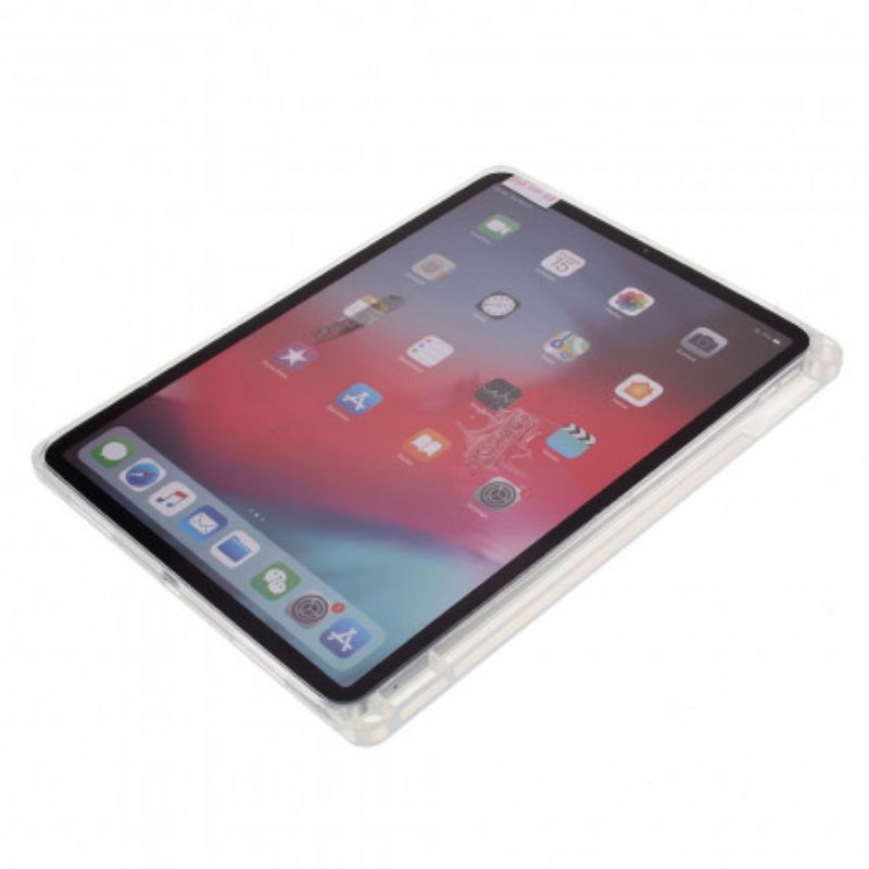 Case iPad Air (2022) (2020) / Pro 11" Läpinäkyvä Silikonikynän Pidike