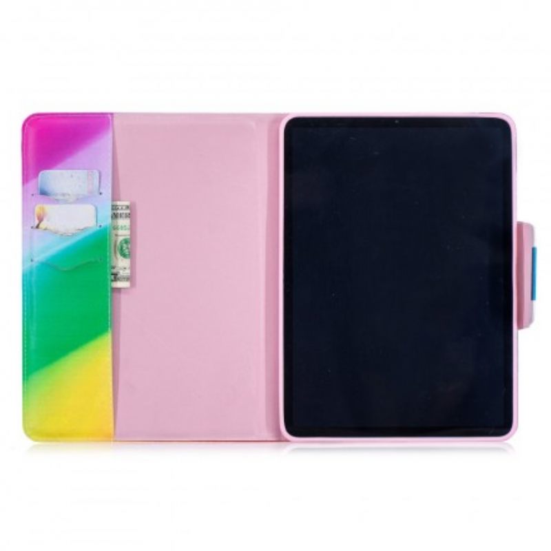 Flip Case iPad Air (2022) (2020) / Pro 11" Watercolour Stripes