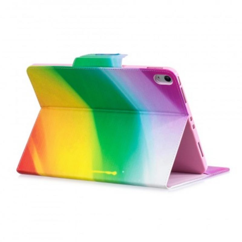 Flip Case iPad Air (2022) (2020) / Pro 11" Watercolour Stripes