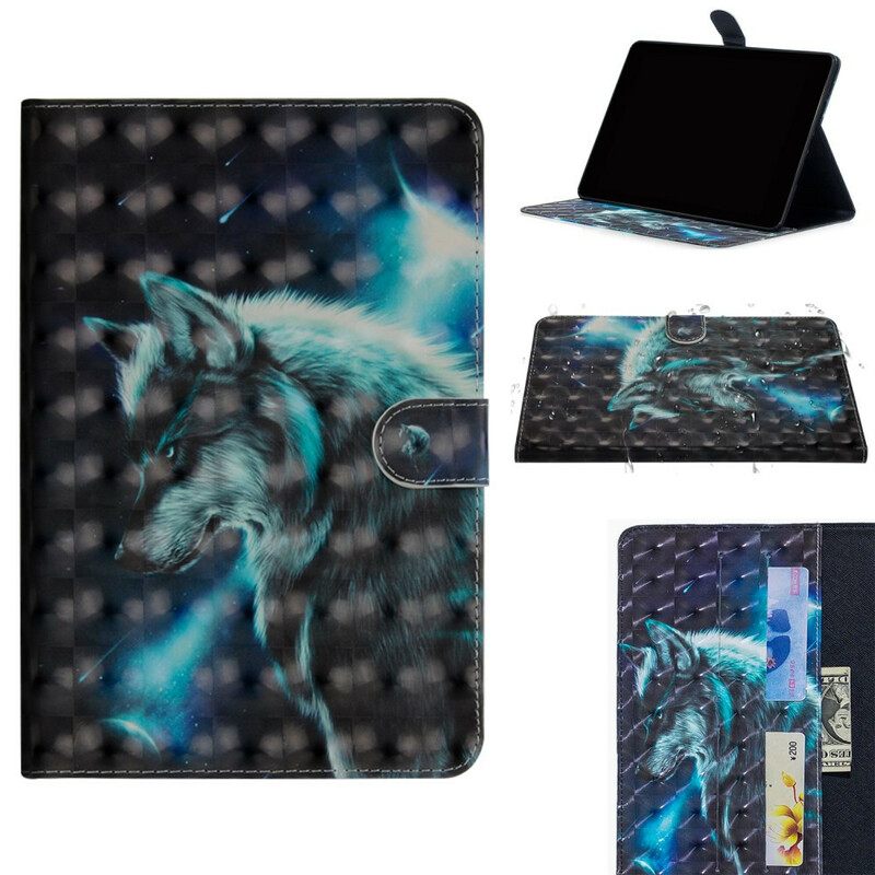 Flip Case iPad Air (2022) (2020) / Pro 11" Wolf Light Points