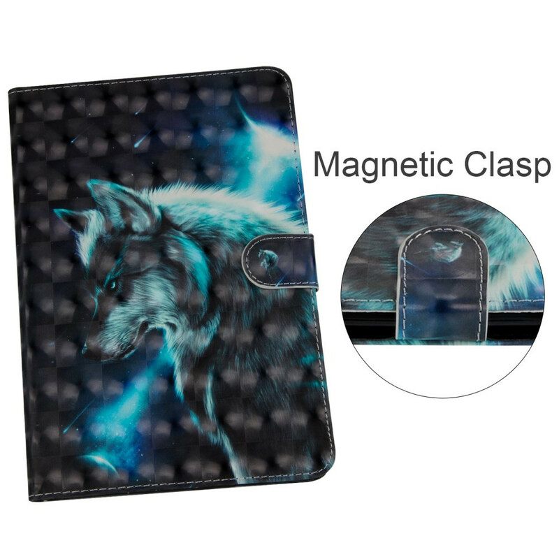 Flip Case iPad Air (2022) (2020) / Pro 11" Wolf Light Points