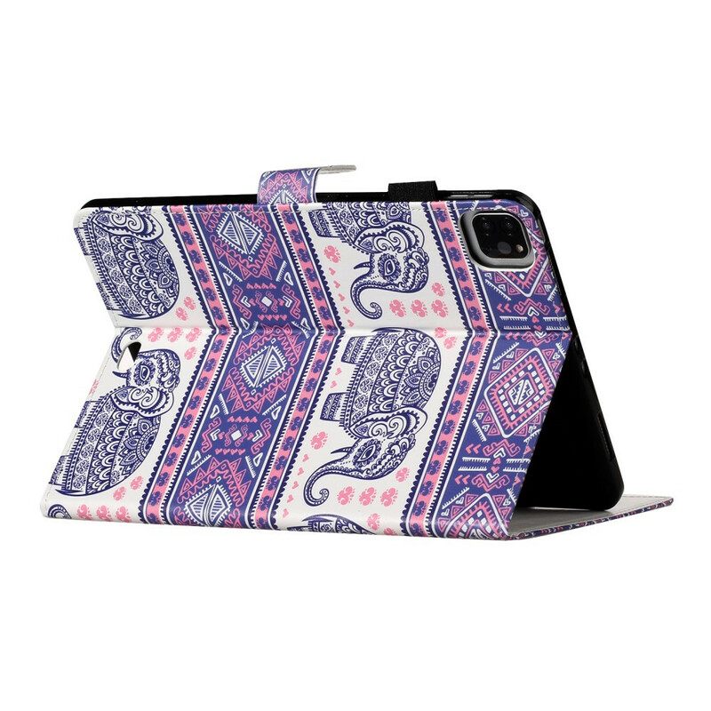 Kotelot iPad Air (2022) (2020) / Pro 11" Elephant Mandala Pattern