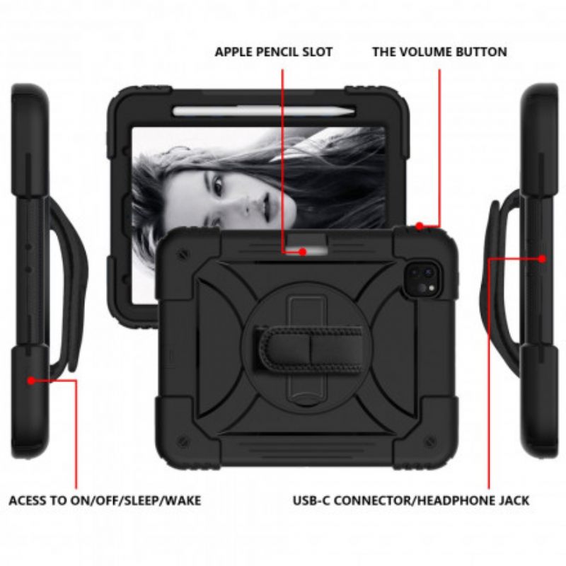 Kuori iPad Air (2022) (2020) / Pro 11" Resistance Max Monitoiminen