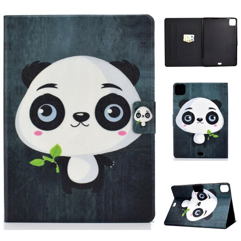 Nahkakotelo iPad Air (2022) (2020) / Pro 11" Baby Panda