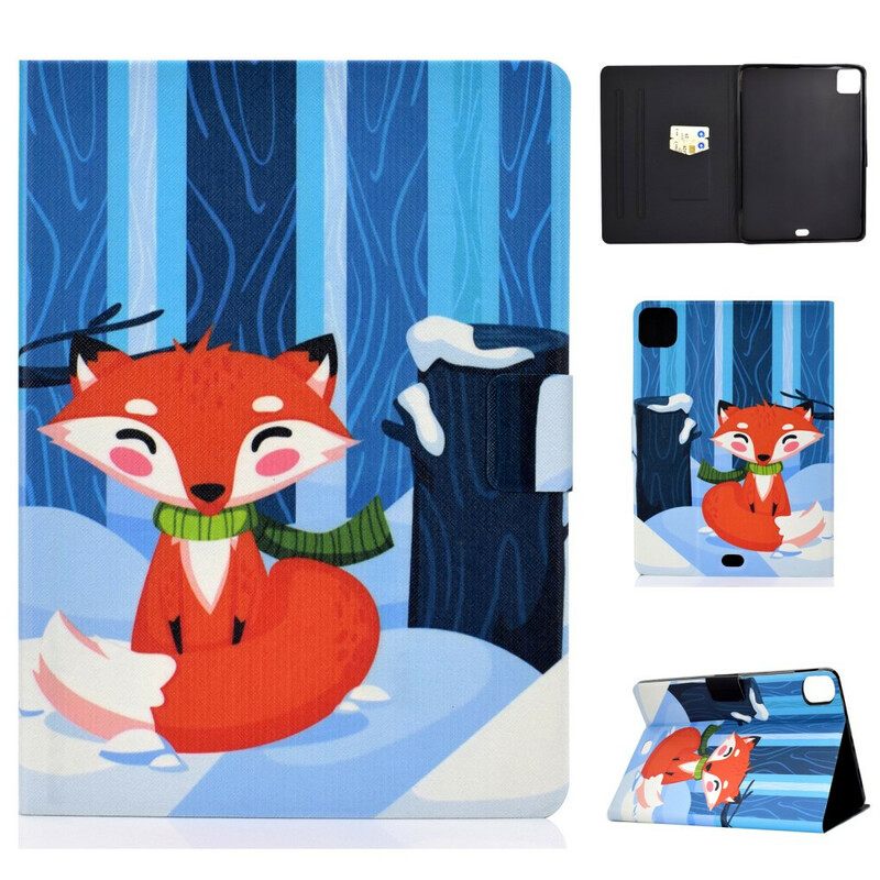 Nahkakotelo iPad Air (2022) (2020) / Pro 11" Enchanted Fox