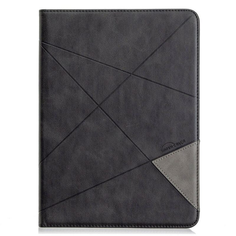 Nahkakotelo iPad Air (2022) (2020) / Pro 11" Geometrinen Muoto